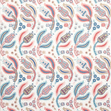 Schumacher Malabar Vine Rose & Delft Wallpaper - Eade's Wallpaper