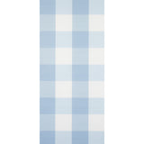 Schumacher Willa Check Large Chambray Wallpaper