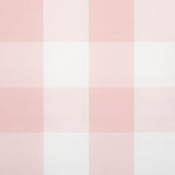 Schumacher Willa Check Large Pink Wallpaper