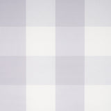 Schumacher Willa Check Large Lavender Wallpaper