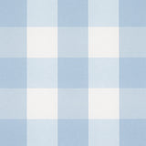 Schumacher Willa Check Small Chambray Wallpaper