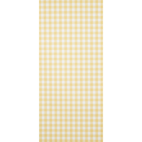 Schumacher Willa Check Small Yellow Wallpaper