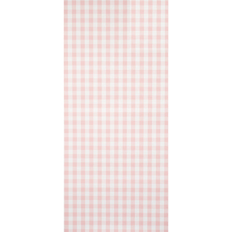 Schumacher Willa Check Small Pink Wallpaper