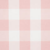 Schumacher Willa Check Small Pink Wallpaper