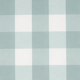 Schumacher Willa Check Small Seaglass Wallpaper