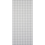 Schumacher Willa Check Small Grey Wallpaper