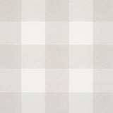 Schumacher Willa Check Small Birch Wallpaper