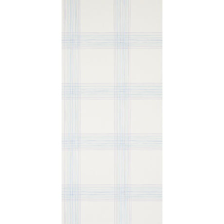 Schumacher Minerva Plaid Hyacinth Wallpaper - Eade's Wallpaper