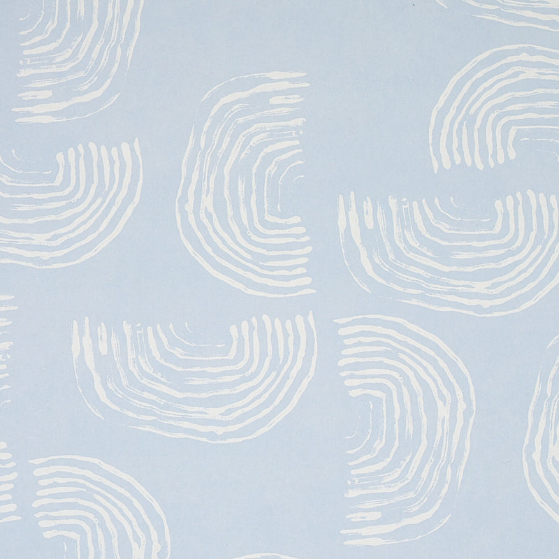 Schumacher Quansoo Ivory On Sky Wallpaper - Eade's Wallpaper