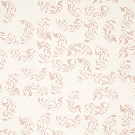 Schumacher Quansoo Coral On Ivory Wallpaper - Eade's Wallpaper