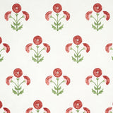 Schumacher Saranda Flower Cardinal Wallpaper - Eade's Wallpaper