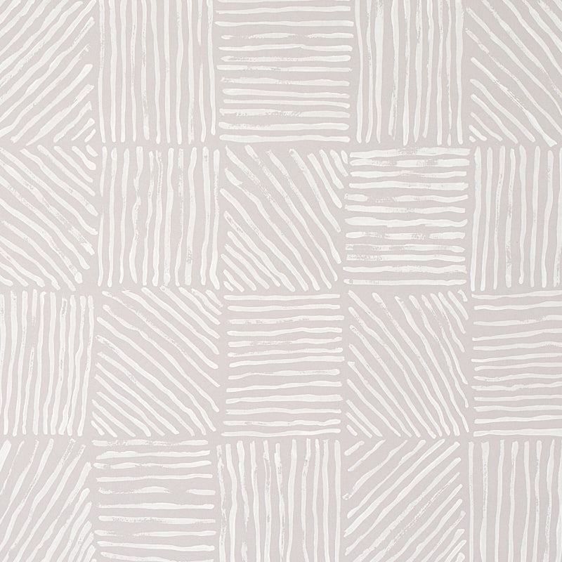 Schumacher Katama Ivory On Stone Wallpaper