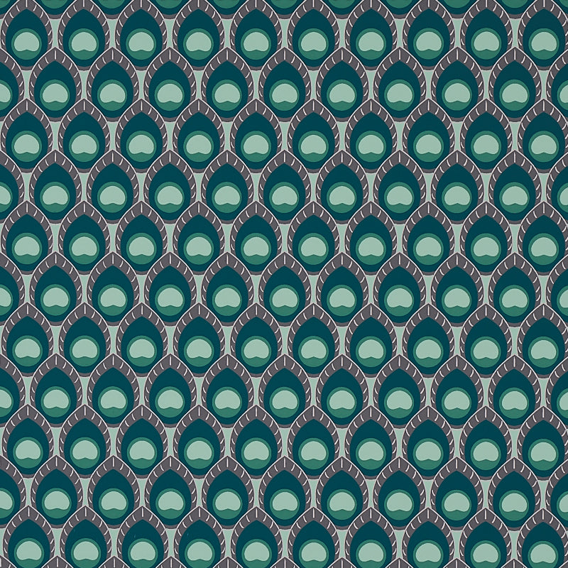 Schumacher Dawnridge Sage Wallpaper