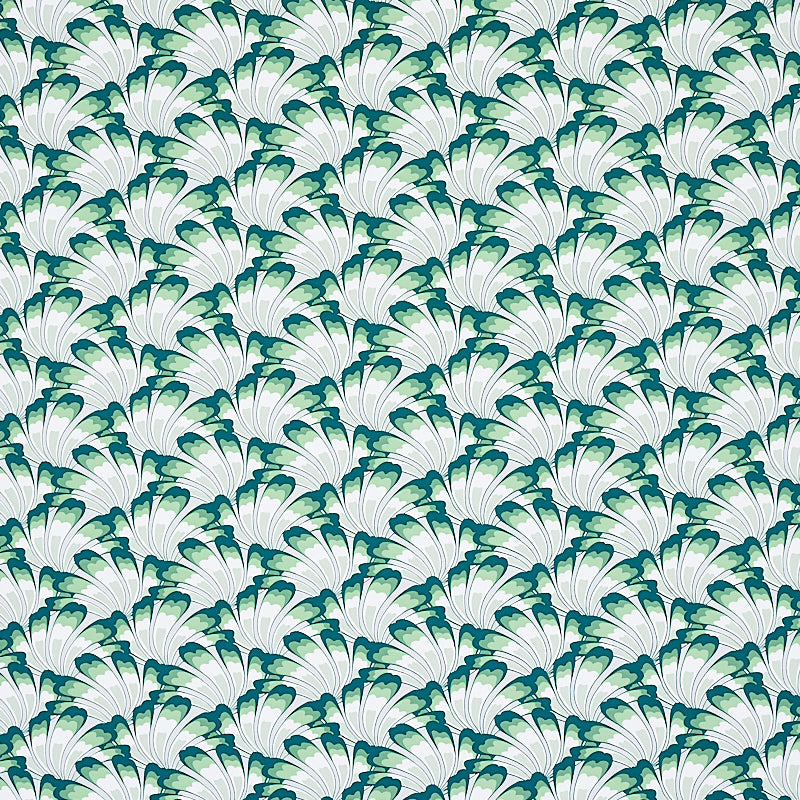 Schumacher Gotham Swing Sage Wallpaper
