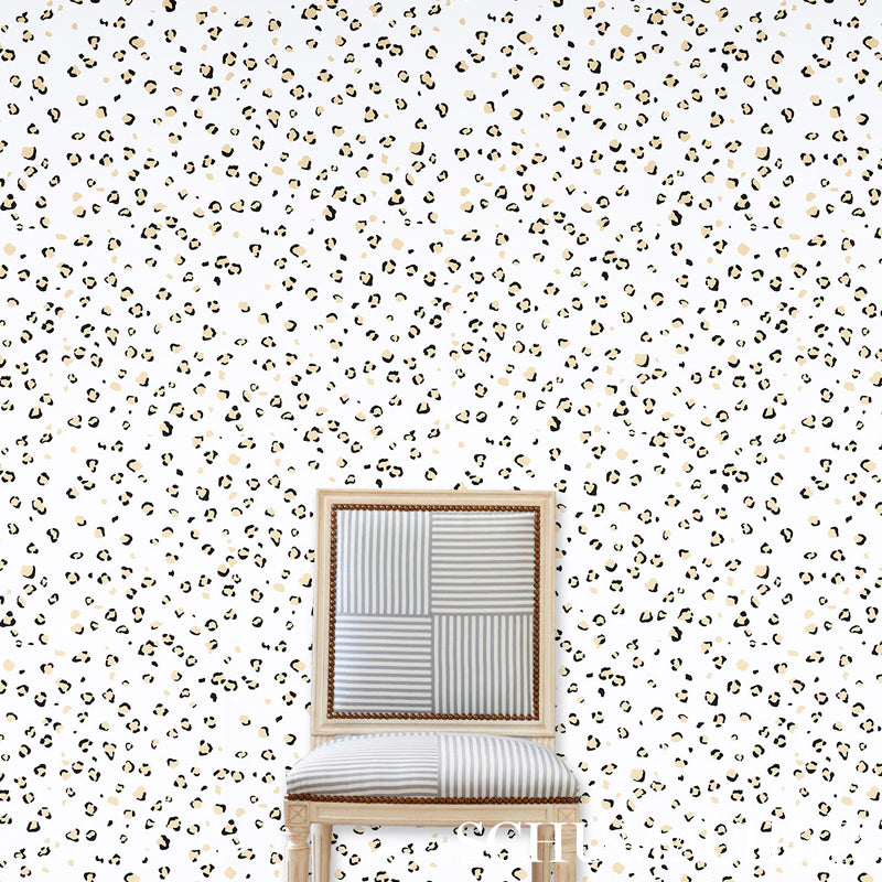 Schumacher Wild At Heart Safari Ivory Wallpaper