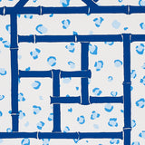 Schumacher Fancy Beast Indigo Wallpaper