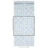 Schumacher Fancy Beast Sky Blue Wallpaper