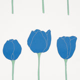 Schumacher Edie Blue Parrot Wallpaper