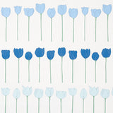 Schumacher Edie Blue Parrot Wallpaper