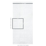Schumacher Trousdale Metallic Platinum Blanc Wallpaper - Eade's Wallpaper
