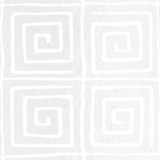 Schumacher Trousdale Metallic Platinum Blanc Wallpaper - Eade's Wallpaper