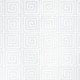 Schumacher Trousdale Metallic Platinum Blanc Wallpaper - Eade's Wallpaper