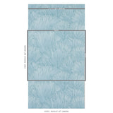 Schumacher Fondale Aqua Wallpaper