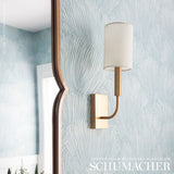 Schumacher Fondale Aqua Wallpaper