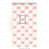Schumacher Agave Stripe Grapefruit Wallpaper
