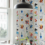 Schumacher Botanicals Spectrum Multi Wallpaper