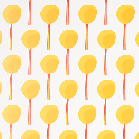 Schumacher Topiary Marigold Wallpaper - Eade's Wallpaper