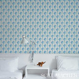 Schumacher Topiary Bluebell Wallpaper - Eade's Wallpaper
