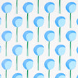 Schumacher Topiary Bluebell Wallpaper - Eade's Wallpaper