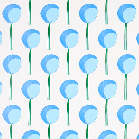 Schumacher Topiary Bluebell Wallpaper - Eade's Wallpaper