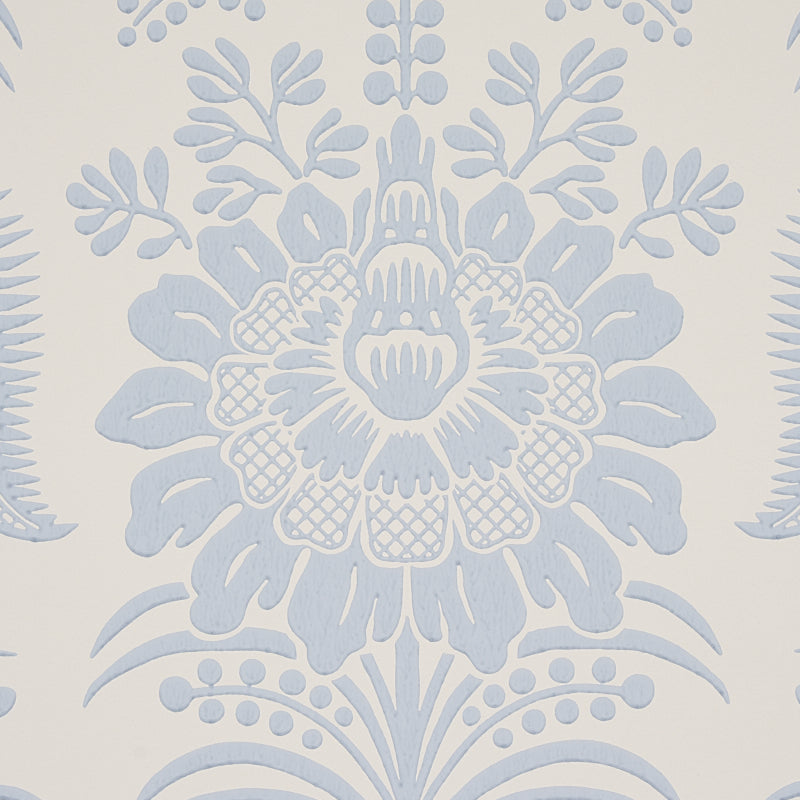Schumacher 5012720 GRETA in IVORY Wallpaper - NEW TRADITIONA