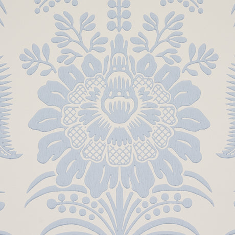 Schumacher 5012720 GRETA in IVORY Wallpaper - NEW TRADITIONA