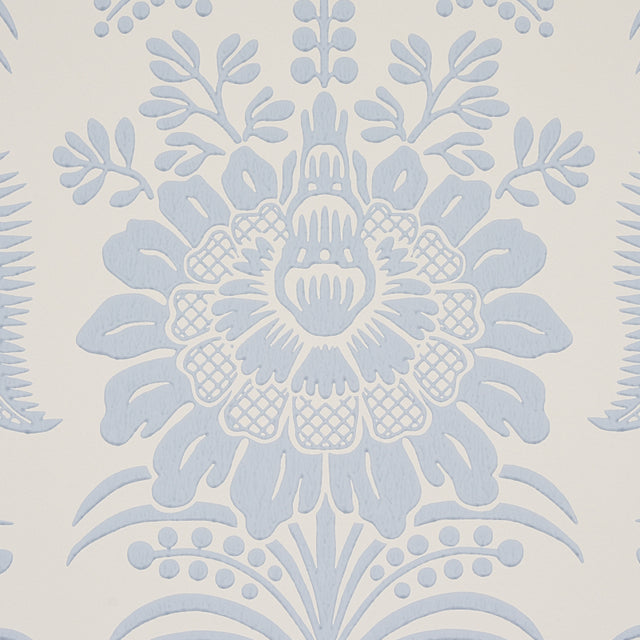 Schumacher 5012720 GRETA in IVORY Wallpaper - NEW TRADITIONA