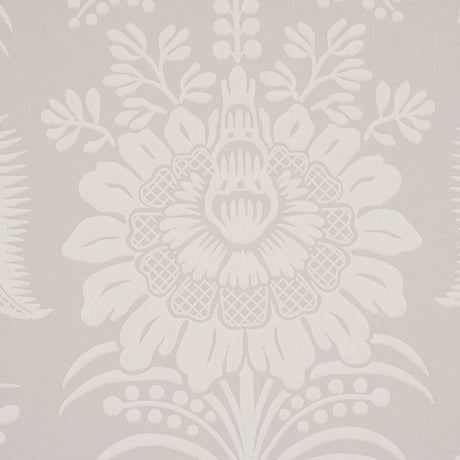 Schumacher 5012721 GRETA in GREY Wallpaper - NEW TRADITIONAL