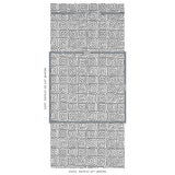 Schumacher Trousdale Black Wallpaper - Eade's Wallpaper