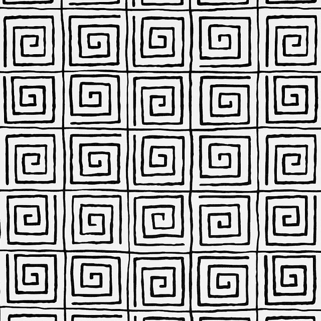 Schumacher Trousdale Black Wallpaper - Eade's Wallpaper