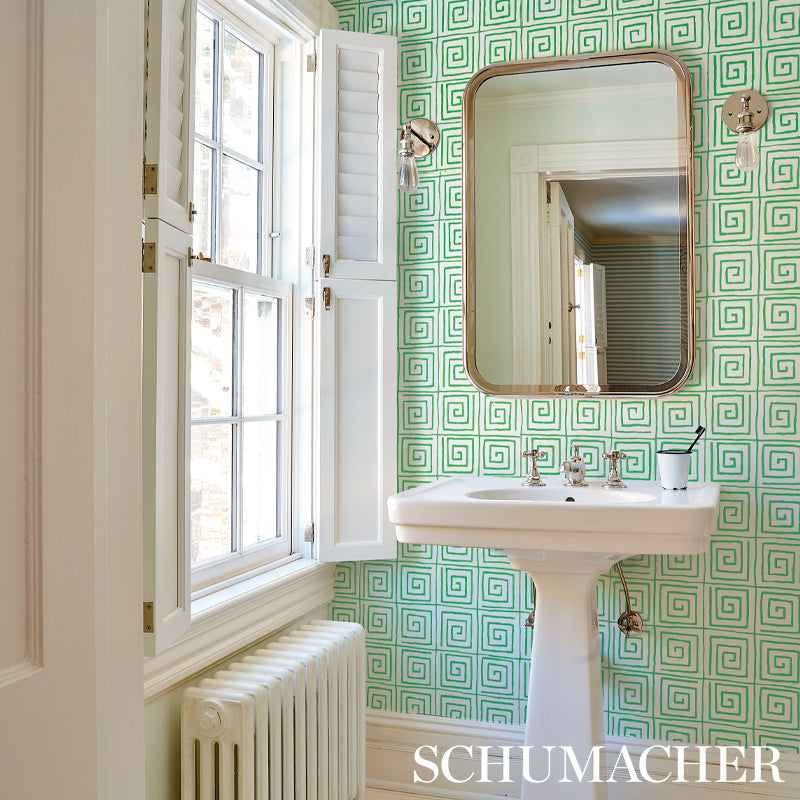 Schumacher Trousdale Leaf Wallpaper - Eade's Wallpaper