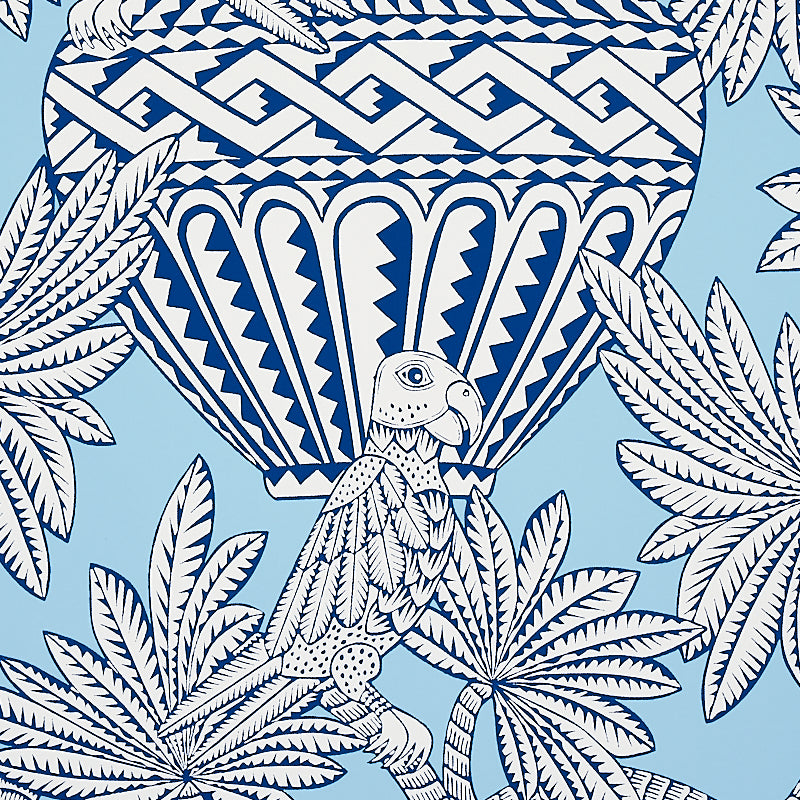 Schumacher Santarem Sky Wallpaper - Eade's Wallpaper