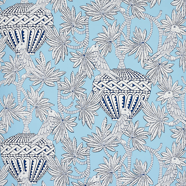 Schumacher Santarem Sky Wallpaper - Eade's Wallpaper