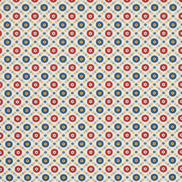 Schumacher Larissa Ivory Wallpaper - Eade's Wallpaper