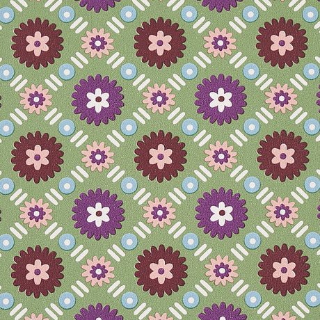 Schumacher Larissa Jade Wallpaper - Eade's Wallpaper
