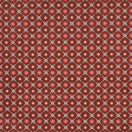 Schumacher Larissa Burgundy Wallpaper - Eade's Wallpaper