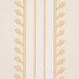 Schumacher 5012851 ETRUSCAN STRIPE in IVORY & OCHRE Wallpape