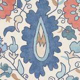 Schumacher Anatolia Blue & Red Wallpaper