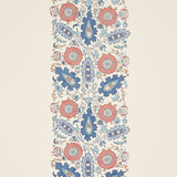 Schumacher Anatolia Blue & Red Wallpaper