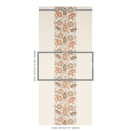 Schumacher Anatolia Autumn Wallpaper